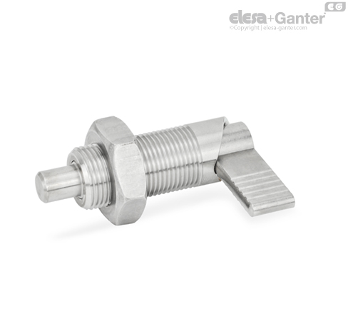 GN 612-NI Cam Action Indexing Plungers Stainless steel